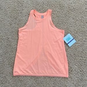 *NWT* Athleta Girl racerback coral tank top